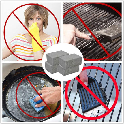 5 Pack Grill Cleaning Brick Pumice Stone BBQ Cleaner Block Heavy Duty Grease Remover for Griddle Stove and Kitchen Sink.