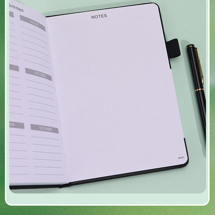Rose Gold Password Book with Alphabetical Tabs B6 Hardcover Internet Address Logbook & Password Organizer with Pen Loop Elastic Band and Inner Pocket.
