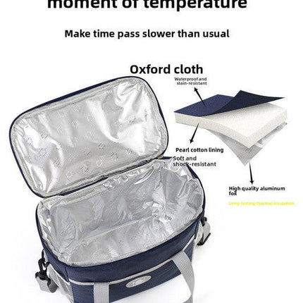 Insulated Lunch Bag Thermal Cooler Tote with Adjustable Shoulder Strap Waterproof Lining for Work School & Picnics Pink Small.
