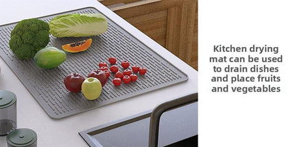 Silicone Stove Top Cover 92x52cm Heat Resistant Electric Cooktop Protector Mat for Kitchen Benchtop and Laundry Black.