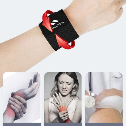 2PCS Adjustable Wrist Support Brace Ultra Thin Breathable Mesh Wrap for Sports Tennis Gym & Daily Office Use One Size Fits Most Cherry Blossom Pink.