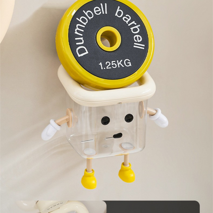 Suction Cup Bathroom Organizer Wall Mounted No Drill Storage Caddy Holder for Electric Toothbrush Toothpaste Razor Makeup Brushes Cream White.
