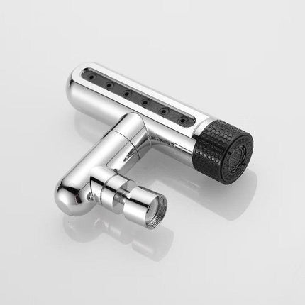 Universal 4-Mode Kitchen Tap Extender Waterfall Flying Rain Effect 360 Swivel Faucet Aerator Nozzle with Alloy Cap and Adapters Anti-Splash Sink Attachment.