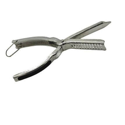 2 PCS Heavy Duty Rib Skin Remover Pliers - Silver Skin Membrane Peeler for BBQ Pork & Beef - Durable Alloy Kitchen Tool for Smoker & Grill - 18cm.