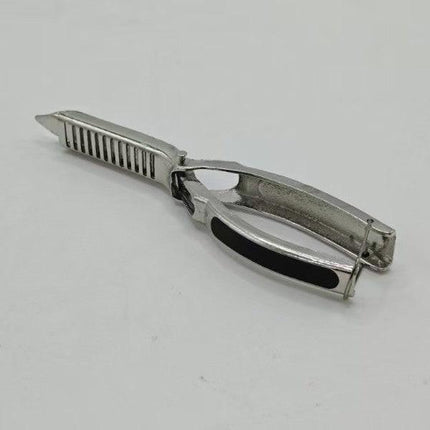 2 PCS Heavy Duty Rib Skin Remover Pliers - Silver Skin Membrane Peeler for BBQ Pork & Beef - Durable Alloy Kitchen Tool for Smoker & Grill - 18cm.