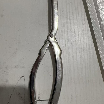 2 PCS Heavy Duty Rib Skin Remover Pliers - Silver Skin Membrane Peeler for BBQ Pork & Beef - Durable Alloy Kitchen Tool for Smoker & Grill - 18cm.