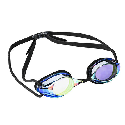 Black Swimming Goggles Mirrored Anti-Fog UV Protection Waterproof HD Silicone Seal Swim Glasses for Men Women Training Racing.
