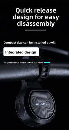 130dB Electric Bike Horn with Anti-Theft Alarm 4 Sound Modes Adjustable Volume USB Rechargeable Waterproof Bicycle Bell for MTB Road Scooter Black.