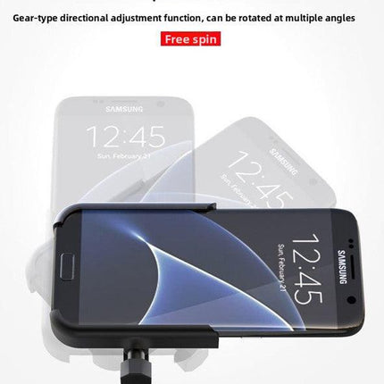 New M1 Aluminium Motorcycle Phone Holder Handlebar Mount 360 Rotation Anti-Shake Metal Bracket for Bike Scooter 4-7 Inch Phones Black.
