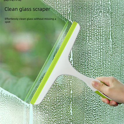 3 PCS Window Squeegee Set Shower Glass Wiper Streak Free TPR Blade Multi Purpose Cleaning Tool for Bathroom Mirror Car Tiles Red Green Blue.