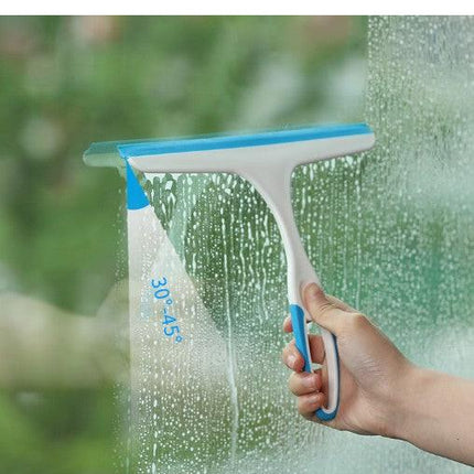 3 PCS Window Squeegee Set Shower Glass Wiper Streak Free TPR Blade Multi Purpose Cleaning Tool for Bathroom Mirror Car Tiles Red Green Blue.