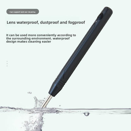 Smart Visual Ear Wax Removal Tool with HD Camera WiFi Wireless Otoscope Ear Cleaner 3.5mm Ultra Slim Lens for iPhone Android Green.