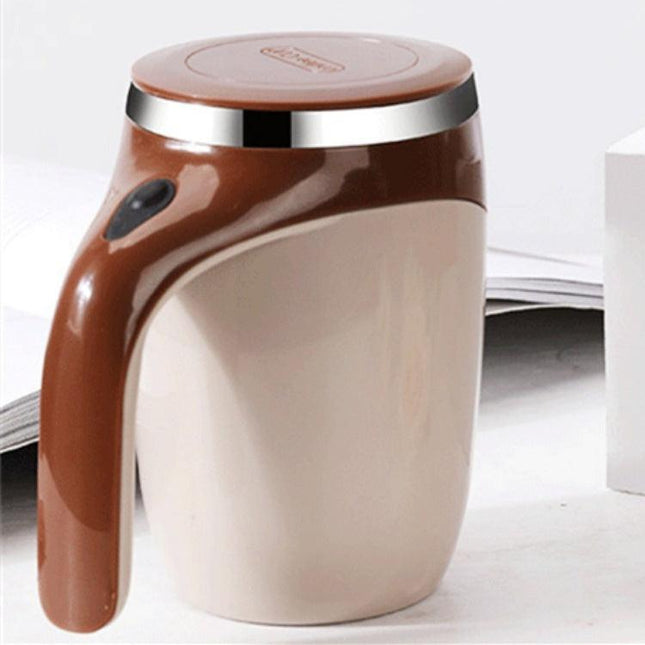 Automatic Self Stirring Coffee Mug 380ml Magnetic Mixing Cup 304 Stainless Steel AAA Battery Operated Travel Tumbler for Hot Chocolate Tea Office Home Coffee.