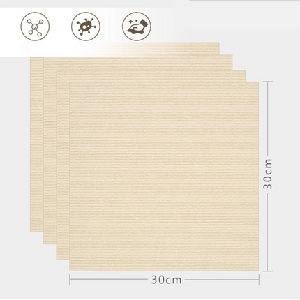 16 Pack Light Grey Durable & Soft Self-Adhesive Carpet Tiles(30x30cm) - Interlocking Non-Slip Square Floor Mat for Bedroom, Office & Living Room.