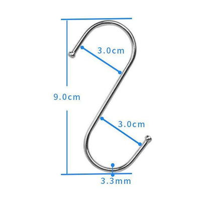 3PCS Black + 3PCS White Retractable Hanging Basket Pulley System & 6PCS Heavy Duty Stainless Steel S-Hooks Combo - Garden Plant Hanger(Max Load 5KG).