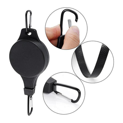 3PCS White Retractable Hanging Basket Pulley System & 3PCS Heavy Duty Stainless Steel S-Hooks Combo - Garden Plant Hanger(Max Load 5KG).
