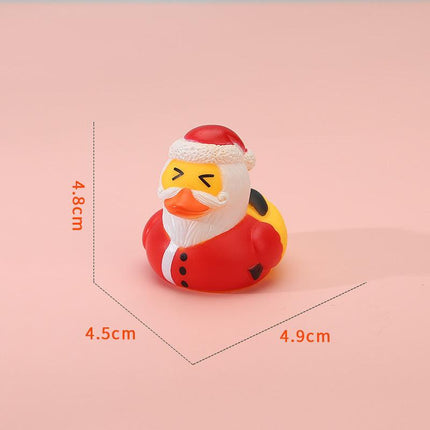Christmas Rubber Duck Advent Calendar - 24 Days Countdown with Giraffe Themed Mini Duck Toys (Blind Box).