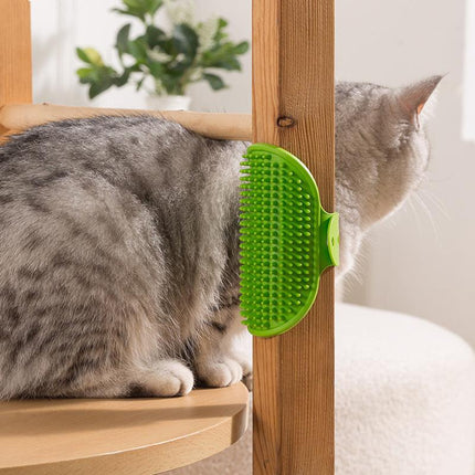 3-Pack Blue Multi-Functional Adjustable Silicone TPR Pet Grooming Massage Brush - for De-Shedding, and Furniture Scratching.