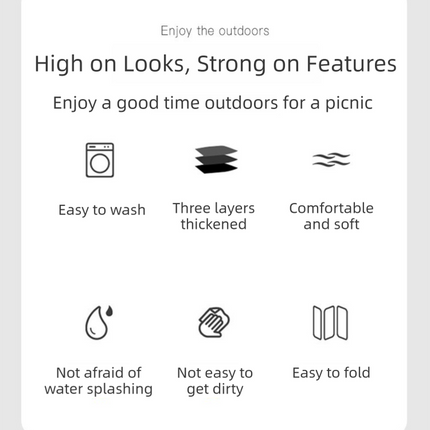 Green Leaf Pattern Foldable Waterproof & Moisture-Proof Picnic Blanket 150x100CM - 600D Three-Layer Composite Oxford Extra Large Mat for Beach & Camping.