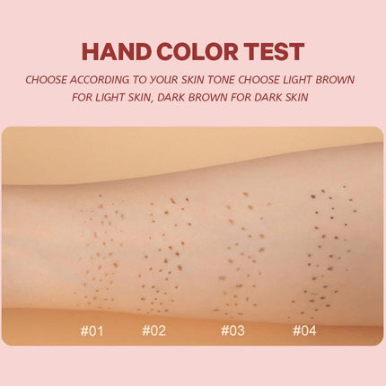 2-Pack #02 Medium 2-in-1 Double-Headed Freckle Pen & Eyeliner - Natural & Long-Lasting, Easy Coloring for Sun-Kissed Look.