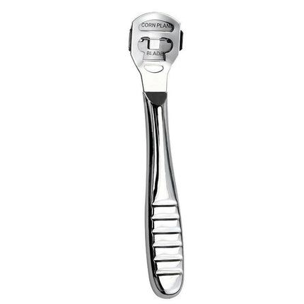 2-Pack Stainless Steel Foot Planer and Callus Remover - Professional Pedicure Tool for Dead Skin and Hard Calluses (Sliver).