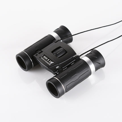 500x25 High Power HD Binoculars - Portable Concert Telescope with Phone Photography Capability, FMC Coated Optics.