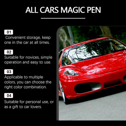3-Pack All-Cars Magic Scratch Repair Pen - Automotive Paint Surface Scratch Remover, Refurbishment, and Polishing Pen (5ml).