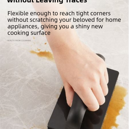 Stainless Steel BBQ Griddle and Grill Cleaning Tool Set - Scraper, 4  Cleaning Pad with TPR Handle Kit for Deep Cleaning.