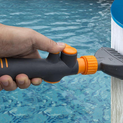 2-Pack Handheld High-Power Jet Water Sprayer for Pool and Spa Cartridge Filter Cleaning - Hydro-Powered Scrubber Tool.