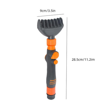 Handheld Pool Filter Cartridge Cleaning Brush - Essential Cleaning Accessory for Swimming Pools and Spas (Durable Plastic).
