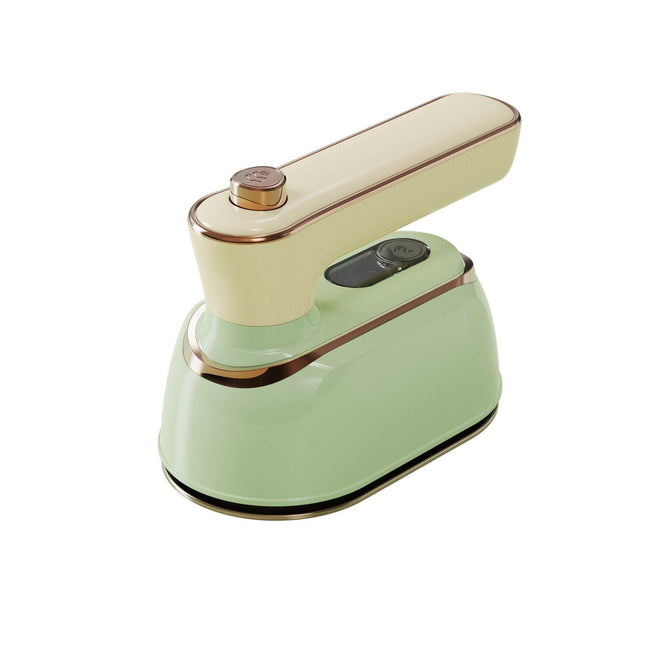 Green Foldable Handheld Garment Steamer & Portable Steam Iron - 15g/min & 70ML Travel Steamer for Apartment Living and Holiday Trips.