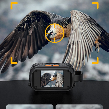 High-Definition Digital Infrared Night Vision Binoculars - 1080P Photo/Video Capture, 10X Digital Zoom for Outdoor Wildlife Observation & Security.