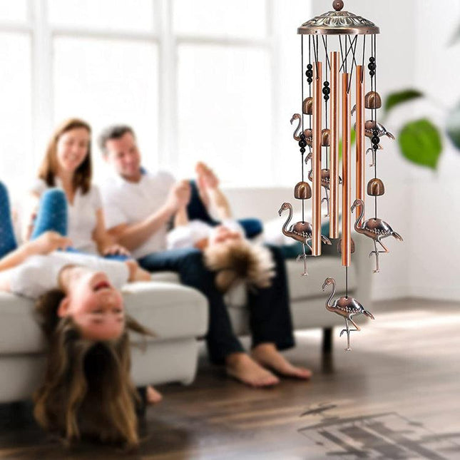 90cm Large Creative Sea Turtle Vintage Metal Tube Wind Chimes - Handcrafted Musical Hanging Decor for Garden and Home with Hanging Hook.