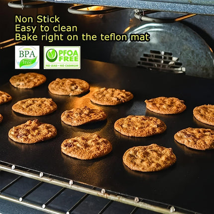 4-Pack 33x40cm Reusable Drip Guard for Ovens, Grills & Microwaves - High-Temperature Resistant Fiberglass Baking Sheet, Heavy Duty & Easy Clean.