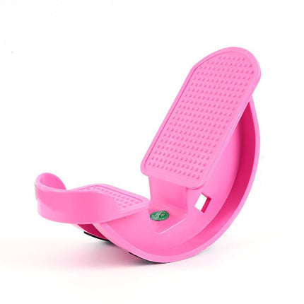 1-Pair Pink Reinforced Calf Stretcher Slant Board - Professional Non-Slip Achilles Tendon & Hamstring Stretcher for Physical Therapy, Yoga & Fitness.