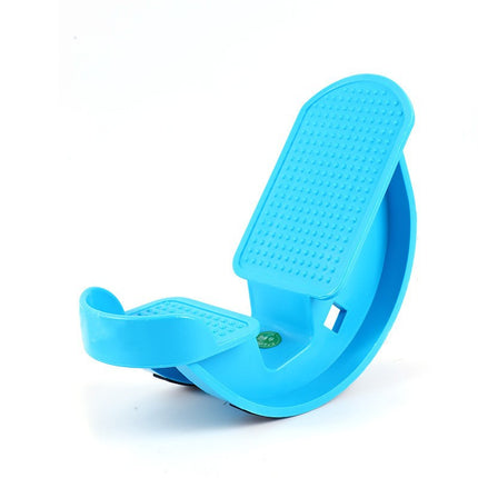 1-Pair Blue Reinforced Calf Stretcher Slant Board - Professional Non-Slip Achilles Tendon & Hamstring Stretcher for Physical Therapy, Yoga & Fitness.