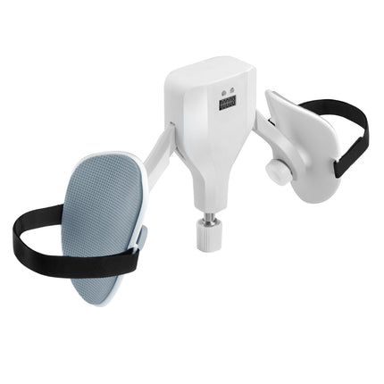 White 35KG High-Resistance Kegel Trainer With Smart Counter & Leg Straps - Muscle & Thigh Slimming Equipment with Jump Rope & 2 Handles Attachment.