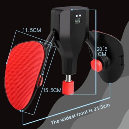 Grey 35KG High-Resistance Kegel Trainer With Smart Counter & Leg Straps - Unisex Muscle & Thigh Slimming Equipment.