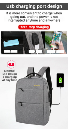 Red 3-PCS Multi-Functional & Lightweight Backpacks Set for Students - Large Capacity Durable Travel Daypack with USB Charging Port, Fit in 14-Inch Laptop Bag.