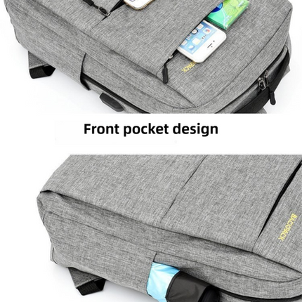 Blue 3-PCS Multi-Functional & Lightweight Backpacks Set for Students - Large Capacity Durable Travel Daypack with USB Charging Port, Fit in 14-Inch Laptop Bag.
