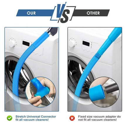 Sealegend Dryer Vent & Washing Machine Deep Cleaner Kit - 8M Flexible Vacuum Hose Attachment & Lint Brush.
