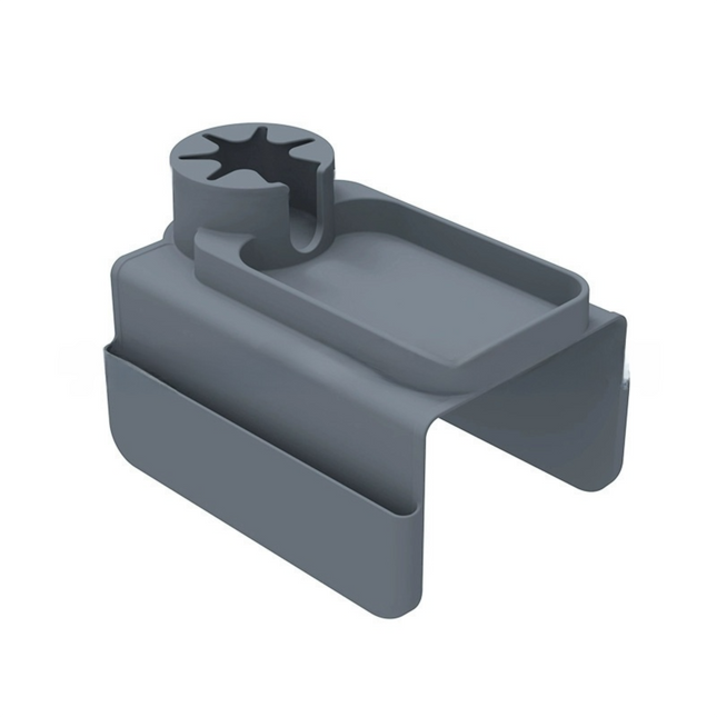 Grey Waterproof Silicone Couch Armrest Cup Holder Tray - Non-Slip & Anti-Spill, Multi-Slot Organizer for Drinks Bottle, Remote, Ipad & snacks.