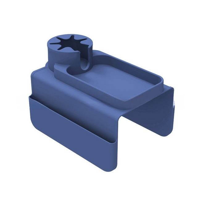 Light Blue Waterproof Silicone Couch Armrest Cup Holder Tray - Non-Slip & Anti-Spill, Multi-Slot Organizer for Drinks Bottle, Remote, Ipad & snacks.