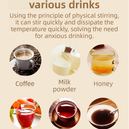 380ML Coffee-Brown Magnetic Self-Stirring Coffee Mug - USB Charging, Leak-Proof Stainless Steel Electric Mixer Cup for Coffee & Milk.