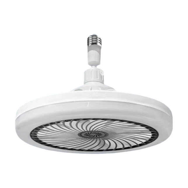 Black Remote LED Ceiling Fan Light with Aromatherapy Slot and Removable E27 Base Socket -  Timer & Dimmable & 3-Speed & 3-Color Temperature Adjustable.