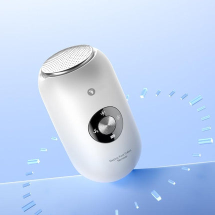 Black A1 Compact Electric Foot Dead Skin and Callus Remover - IPX6 Pedicure Tool with 3-Speed Mode & Dual 360°Rotating Stainless Steel Heads.