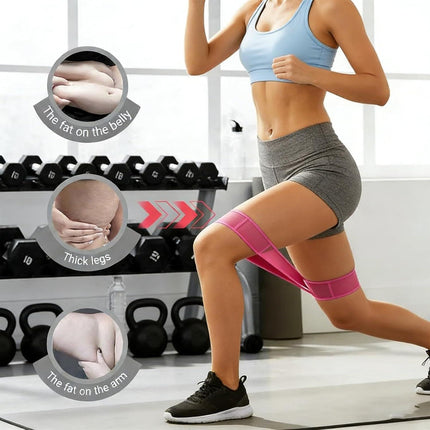 2-Pack Black-Red 12-Loop Numbered Yoga Stretch Strap(4x138CM) - Durable Multi-Segment Resistance Fitness Band for Pilates & Gym.