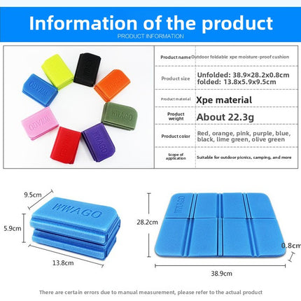 5 Pack Pink Portable Folding Foam Seat Pads Waterproof Damp Proof Mats for Park Camping Beach Hiking Australian Outdoor Activities.
