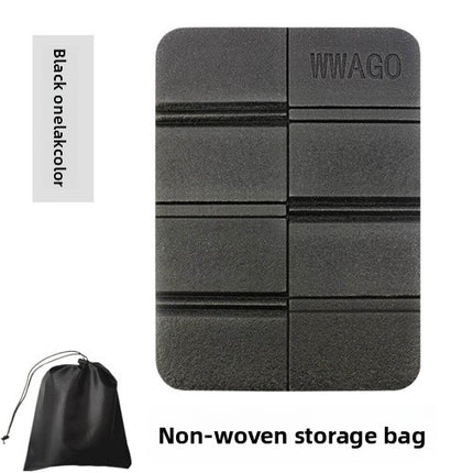 5 Pack Black Portable Folding Foam Seat Pads Waterproof Damp Proof Mats for Park Camping Beach Hiking Australian Outdoor Activities.