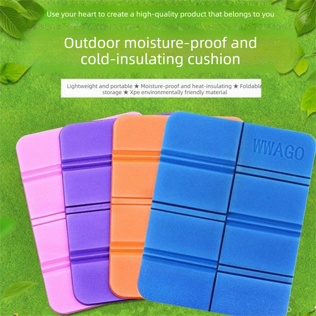 5 Pack Black Portable Folding Foam Seat Pads Waterproof Damp Proof Mats for Park Camping Beach Hiking Australian Outdoor Activities.
